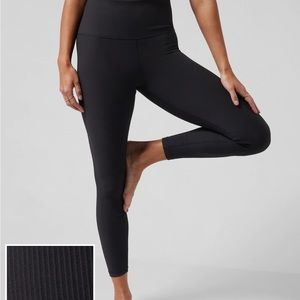 Athleta Elation Ribbed Tight 7/8 length.